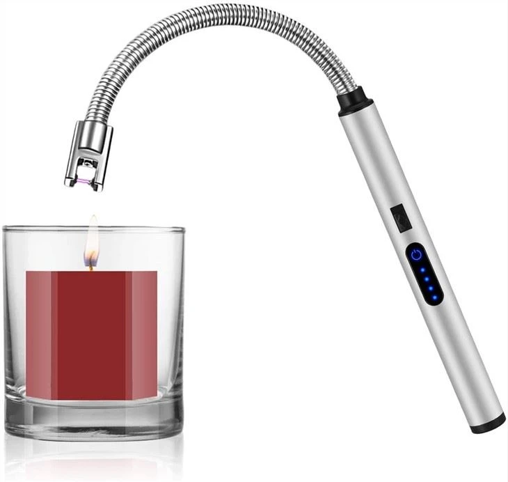 Long Electric Rechargeable Bbq Arc Candle Lighter Stick